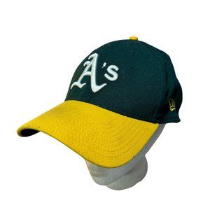 OAKLAND A's Green & Yellow Baseball Cap